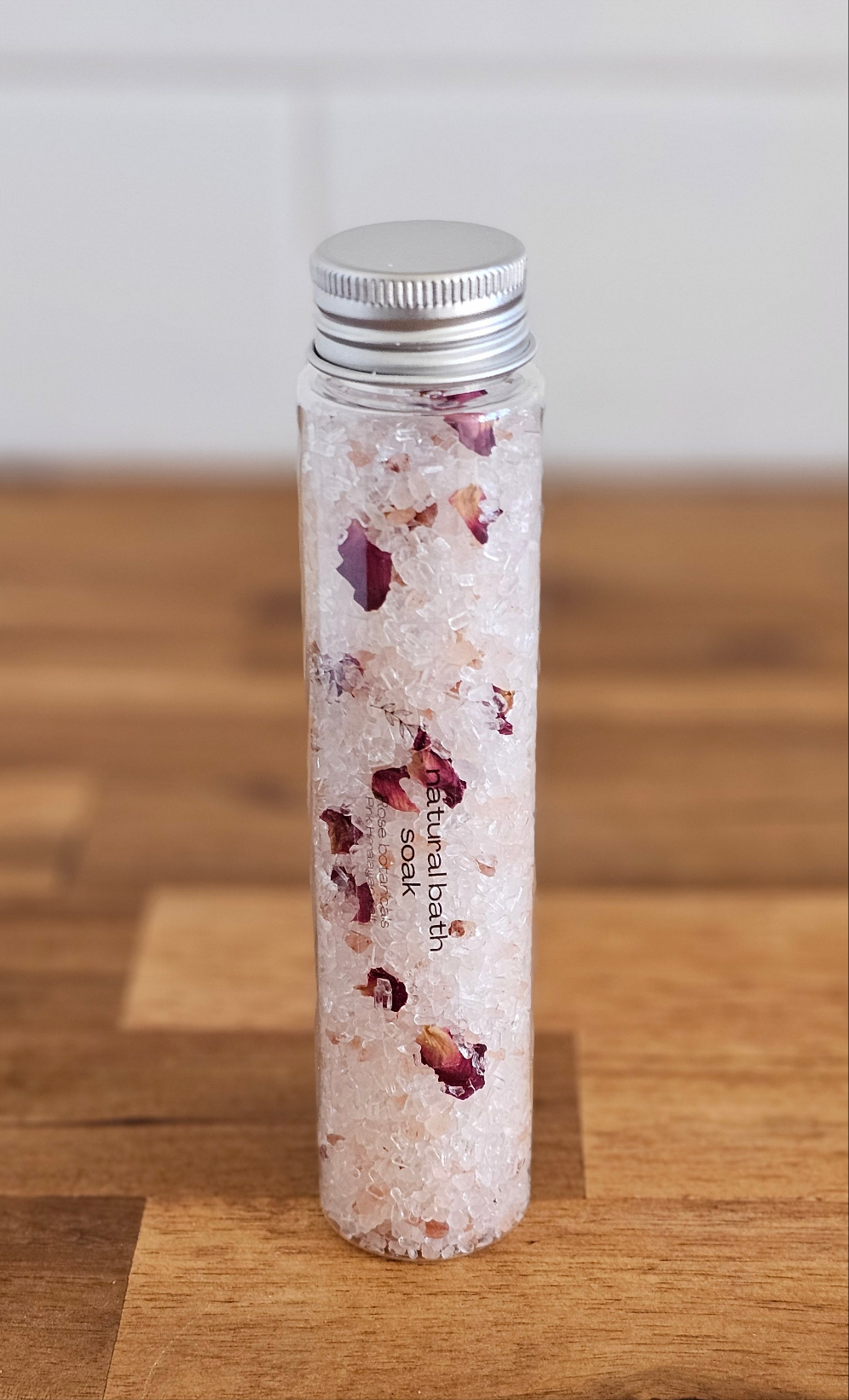 Relaxing bath salts for period comfort and self care.